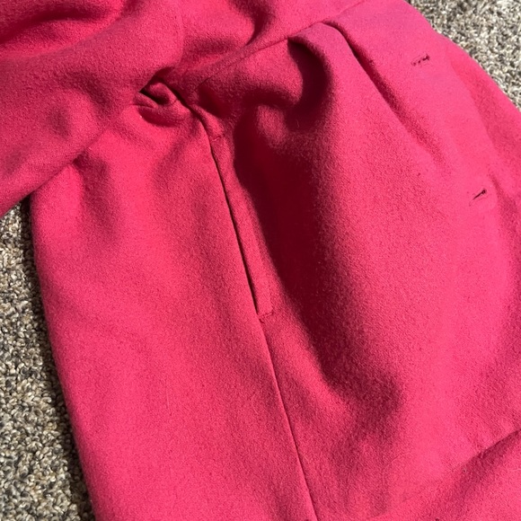 Old Navy pink pea coat. Size 2t - Picture 5 of 7